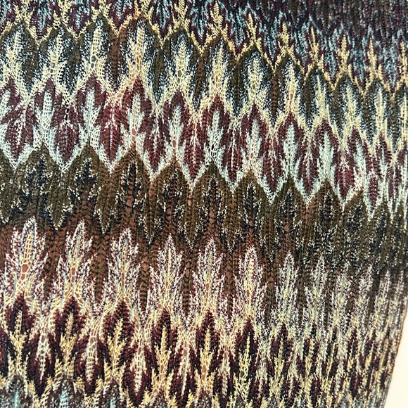 Free People Missoni Print Fabric Long Cami Top-M - Picture 5 of 7